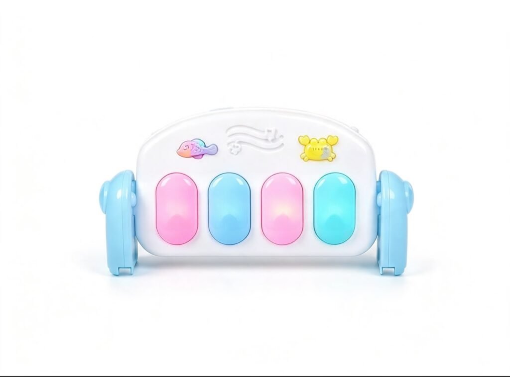 Realeos Musical Playmat Baby Playgym Piano Newborn Kids Toy Toddler Activity Mat Music Play Gym Bayi