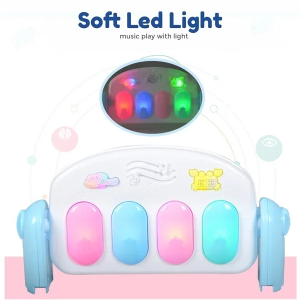 Realeos Musical Playmat Baby Playgym Piano Newborn Kids Toy Toddler Activity Mat Music Play Gym Bayi